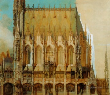ハンス・マカート Painting - gotischegratkirche st michaelseitenansicht 学歴 ハンス・マカルト